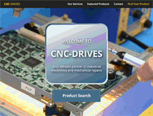 Tablet Screenshot of cnc-drives.com